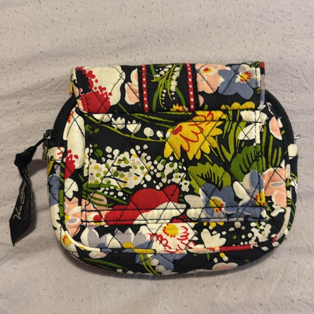 Vera Bradley Little Hip Crossbody Bag Poppy Fields Multi Colored - Picture 2 of 5